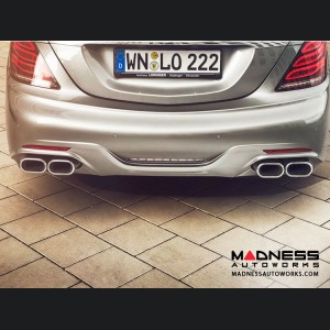 Mercedes Benz S-Class (W222) Sports Exhaust by Lorinser - Quad Tip